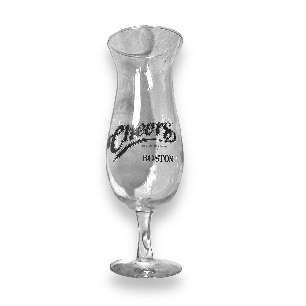 Vintage Cheers Boston Pint Glass Beer  1993 TV Fan‎ Memorabilia Collectible Cup